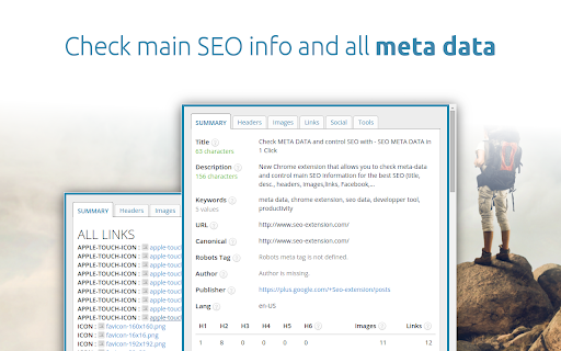 SEO META in 1 CLICK screenshot