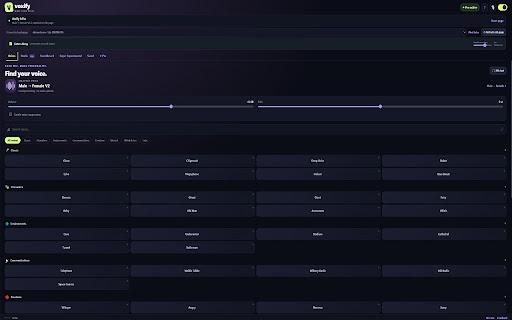 Voxify - Voice Changer for Chrome screenshot