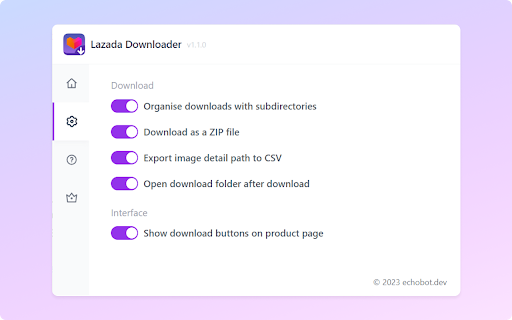 Lazada Downloader - Save Lazada images with one click screenshot