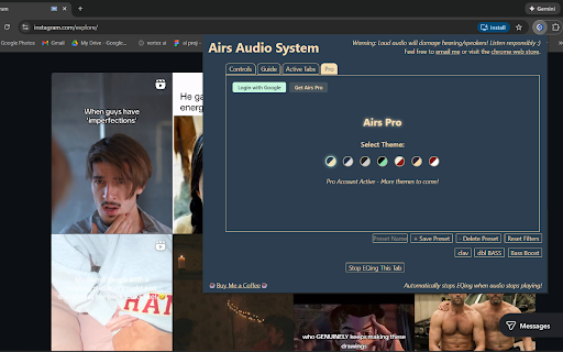 Airs Audio - Bass Booster & Equalizer screenshot