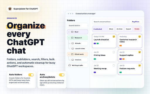 Superpower for ChatGPT screenshot