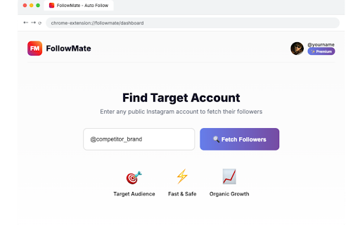 FollowMate: Auto Follow & Organic Growth for Instagram™ screenshot