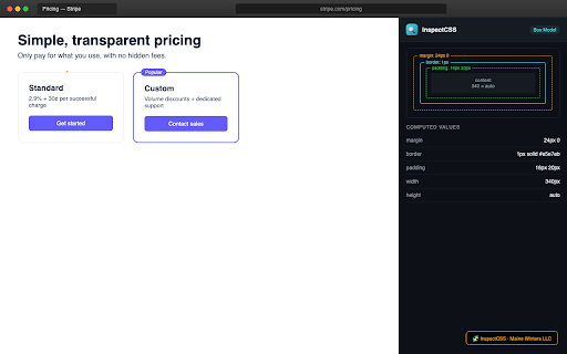 InspectCSS - CSS Inspector & Tailwind screenshot
