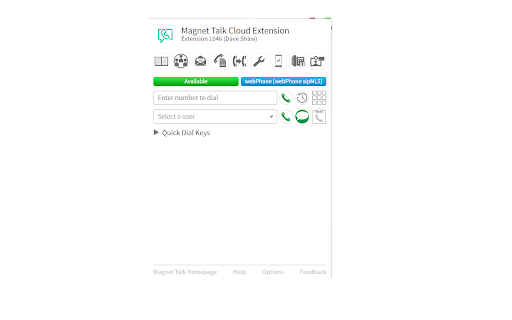 Magnet Talk Cloud Extension screenshot