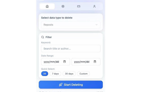DeleteTik - TikTok Repost Remover & Bulk Delete Videos, Likes screenshot