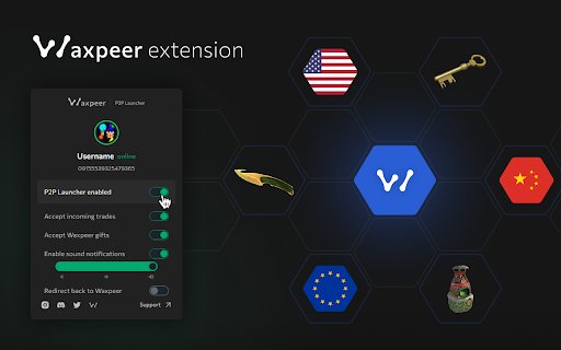 Waxpeer Extension screenshot