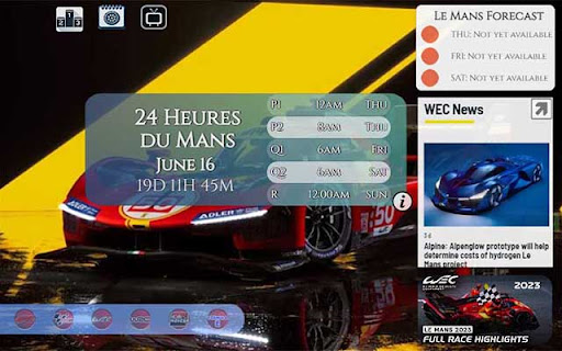 2025 Motorsport Countdown screenshot