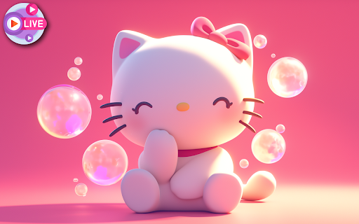 Hello Kitty Live Wallpaper screenshot