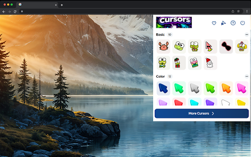 Keroppi Cursor - Sanrio Kawaii Cursor Chrome screenshot