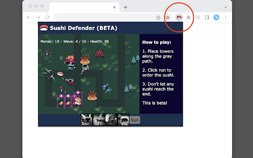 Sushi Defender screenshot