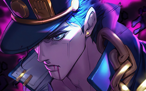 Jotaro Kujo Live Wallpaper - JoJo's Bizarre Adventure New Tab screenshot