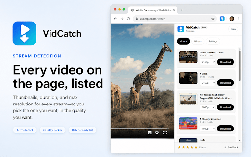 VidCatch - HD Video Downloader & Saver screenshot