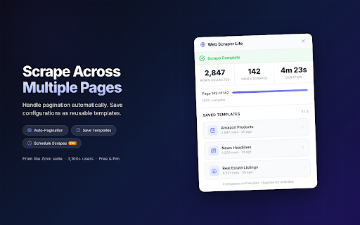 Web Scraper Lite screenshot