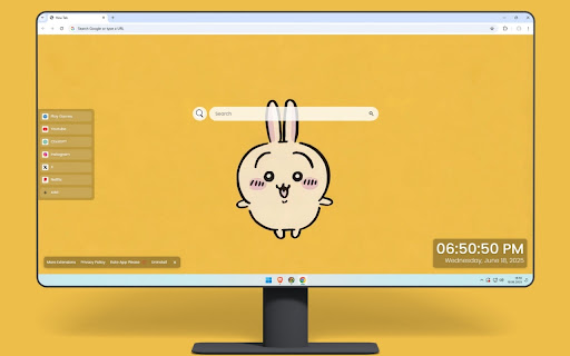 Usagi Nanka Chiisakute Kawaii Yatsu Live Wallpaper screenshot