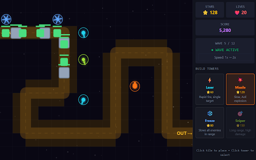 Galaxy Defender - Tower Defense Game screenshot