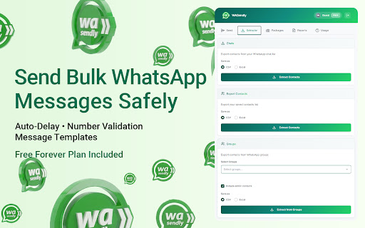 WASendly – WhatsApp Bulk Message Sender screenshot