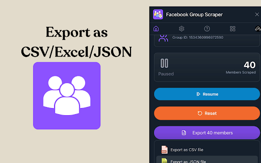 Group Scraper screenshot