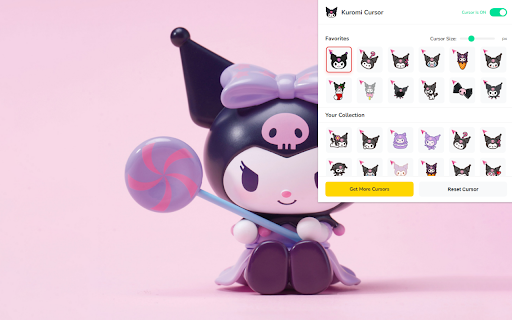 Kuromi Cursor ★ Custom Cursor for Chrome™ screenshot