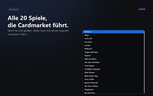 Cardmarket Stock Exporter screenshot