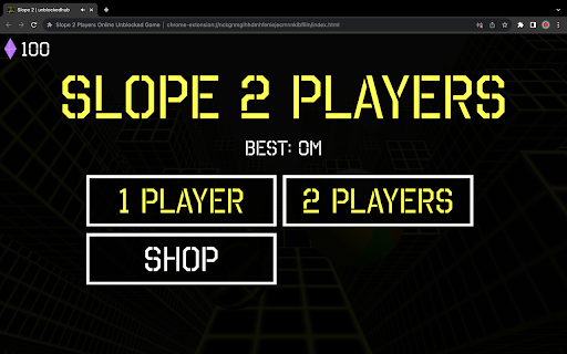 Slope 2 Players Online Unblocked Game screenshot