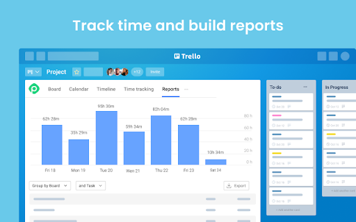 Planyway for Trello: Calendar, Timeline, Time Tracking and Reports screenshot