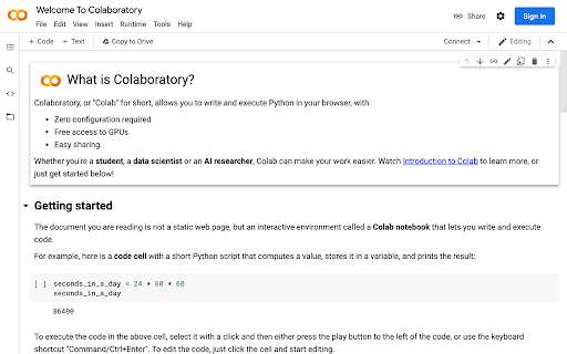 Open in Colab screenshot
