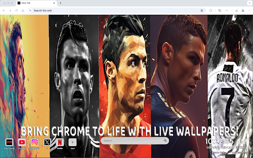 Cristiano Ronaldo 4K Live Video Wallpaper screenshot