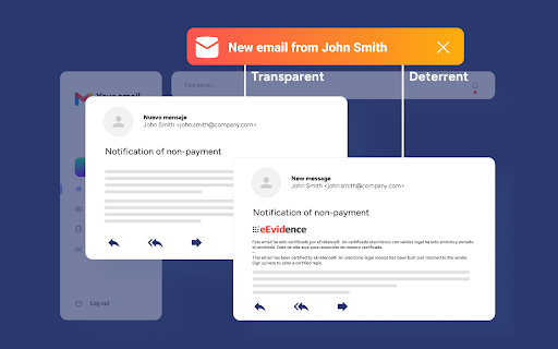 eEvidence — Certifica tus correos screenshot