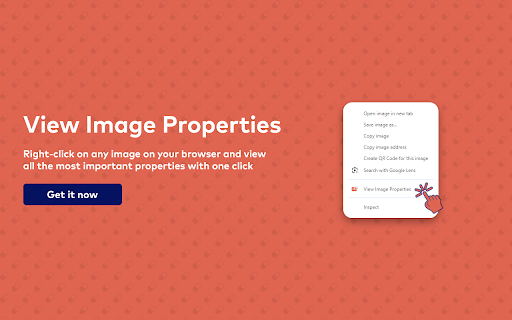View Image Properties screenshot