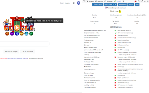 GreenIT-Analysis screenshot