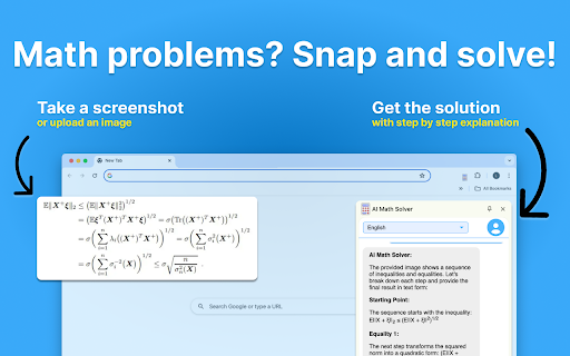 Math solver screenshot