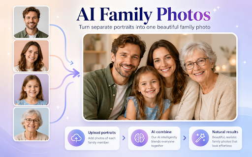 AI Family Photos - AI Family Portrait Generator screenshot