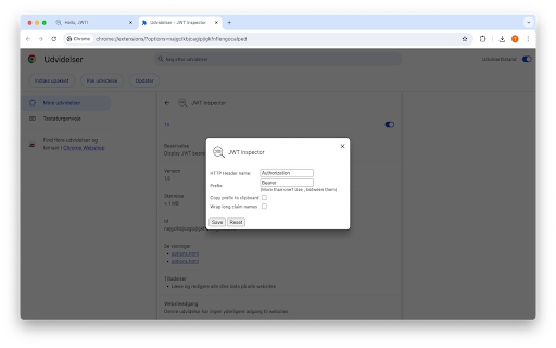 JWT Inspector screenshot