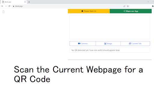 QR Code Scanner for Chrome™ screenshot