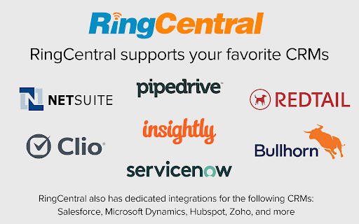 RingCentral App Connect screenshot