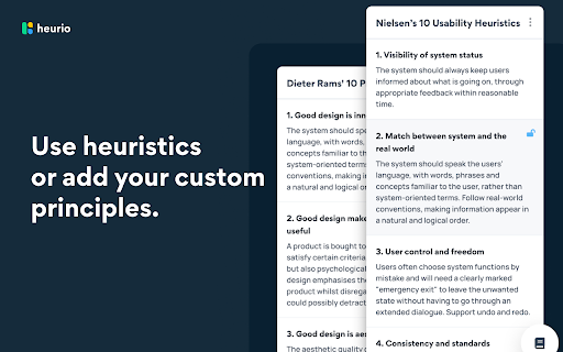 Heurio - Website Review, Heuristic Evaluation & Vibe Coding Feedback screenshot