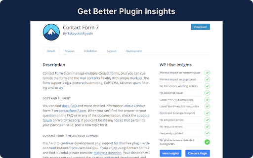 WP Hive | A Better WordPress Plugin Repo screenshot