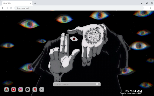 Alucard Dark Magic Hellsing Live Wallpaper screenshot