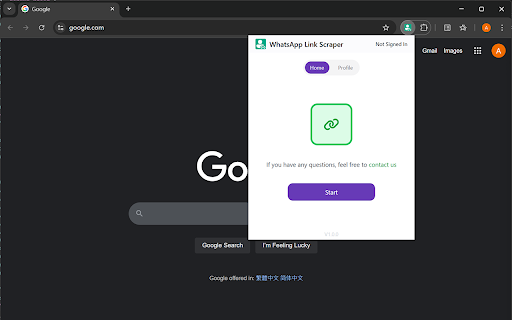 Extract WA Group & Contact Links - WhatsApp Link Scraper screenshot