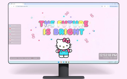 Future is Bright Hello Kitty Live Wallpaper screenshot