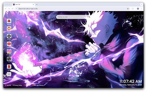 Satoru Gojo: Jujutsu Sorcerer Live Wallpaper screenshot