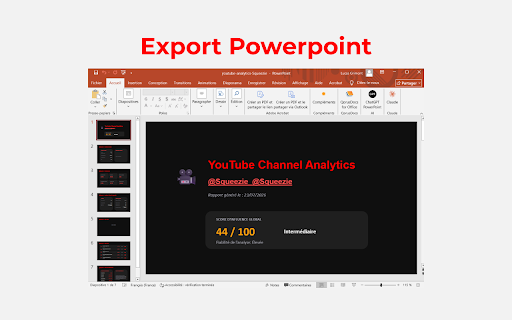 Youtube Analytics screenshot