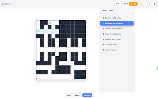 Daily Crossword: Infinite Logic Puzzles screenshot