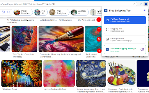 Free Snipping Tool screenshot