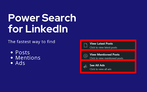 Power Search for LinkedIn screenshot