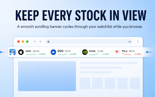 US Stock Tracker - Live Prices, Watchlist, Badge Alerts screenshot