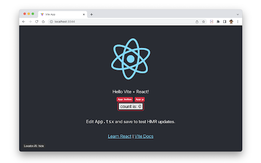 LocatorJS screenshot