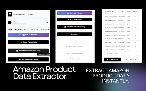 Amazon Product Data Extractor screenshot