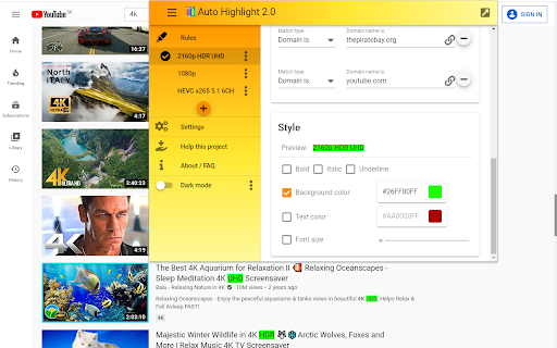 Auto Highlight screenshot