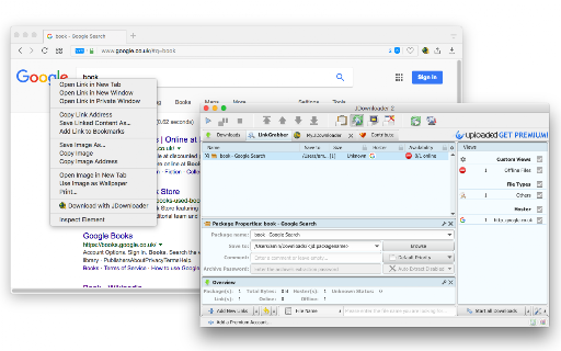 Download with JDownloader screenshot